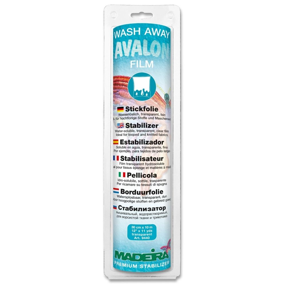 Madeira Avalon Film transparentes Stickvlies, 30 cm x 10 m,