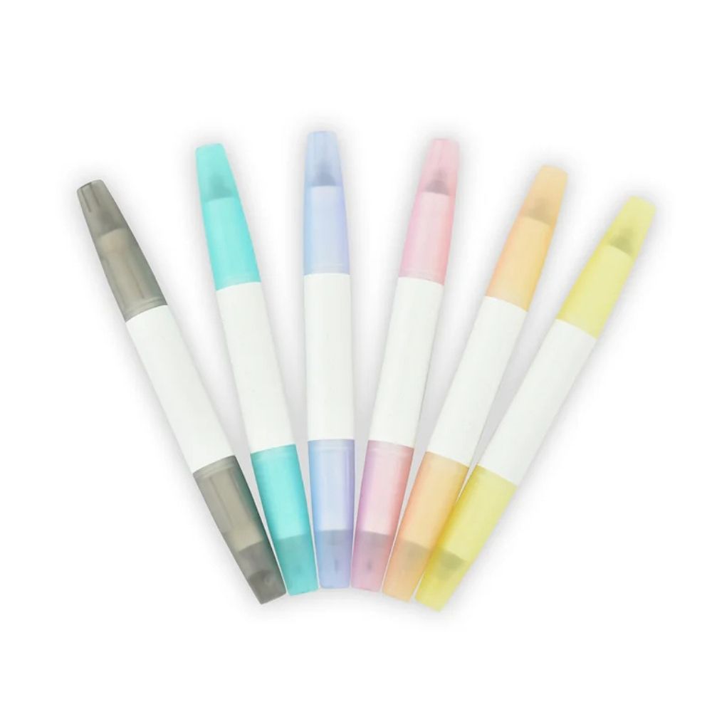 Singer Momento Dual Stoffmarker Set 6 Farben inkl. Etui