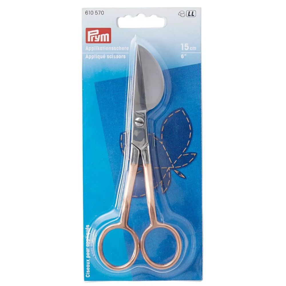 PRYM Applikationsschere 15 cm roségold