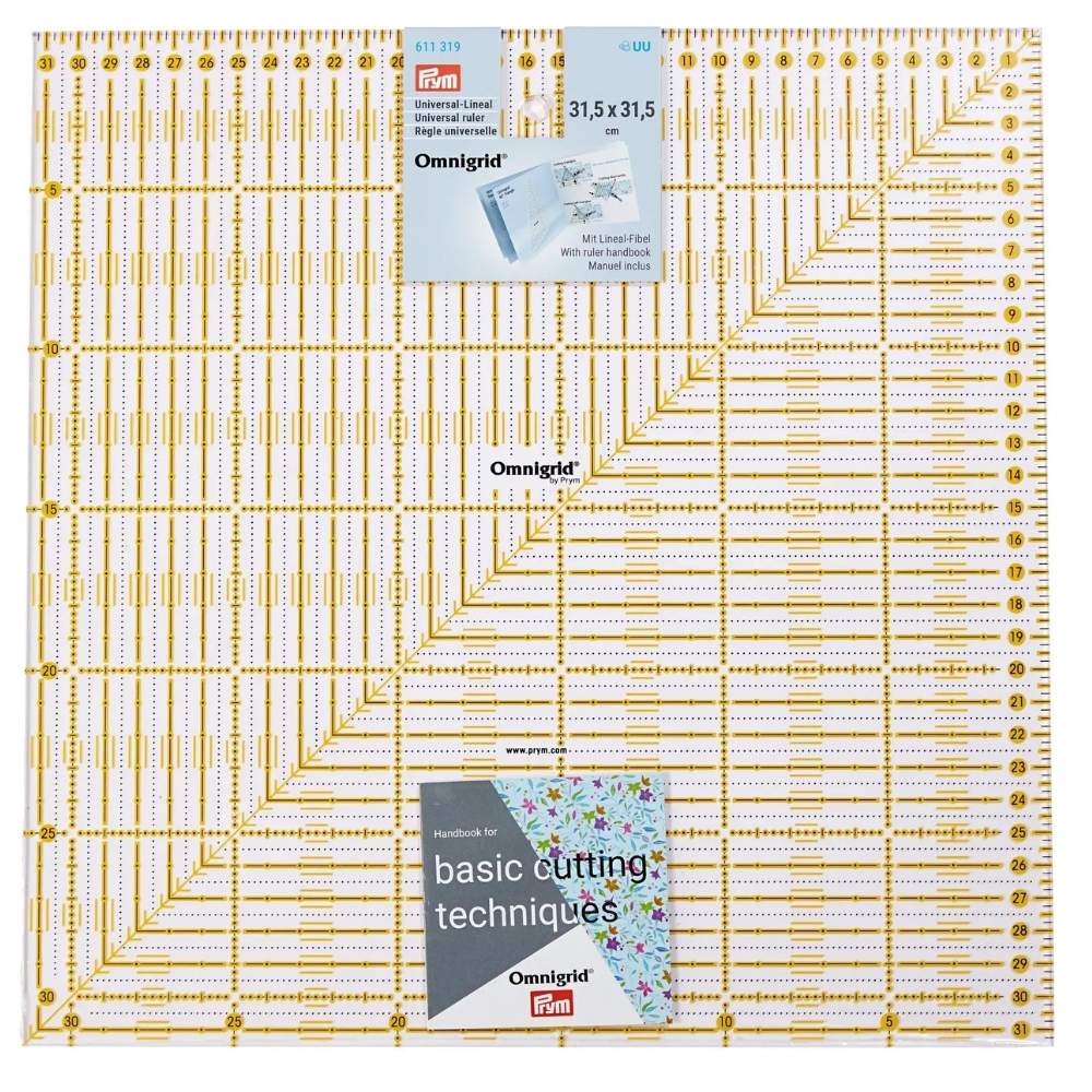 PRYM Universal-Lineal 31,5x31,5cm
