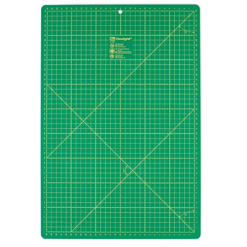 PRYM Schneideunterlage cm/inch-Einteilung 45x30cm