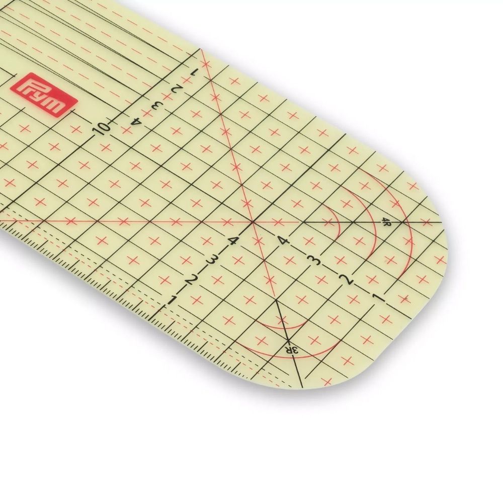 PRYM Bügellineal, transparent 30 x 10 cm