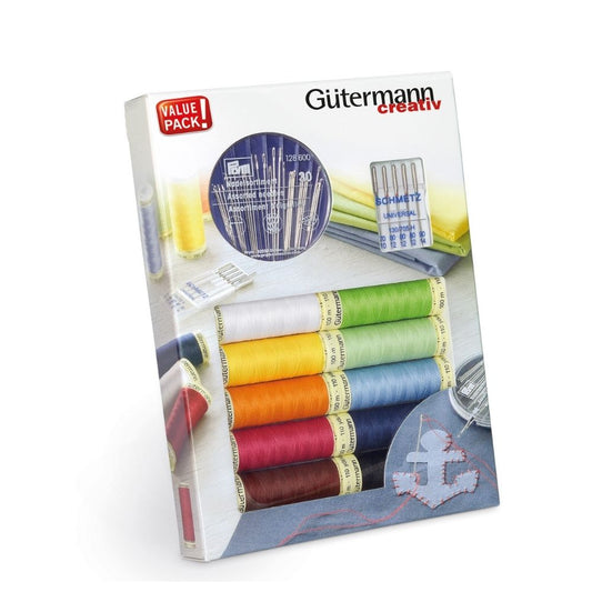 Gütermann Nähfaden-Set mit Nähnadeln
