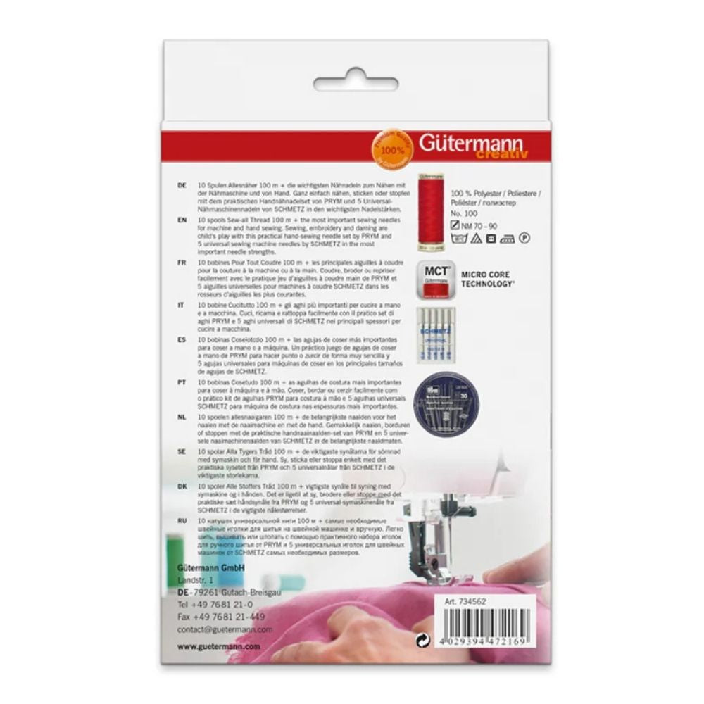 Gütermann Nähfaden-Set mit Nähnadeln