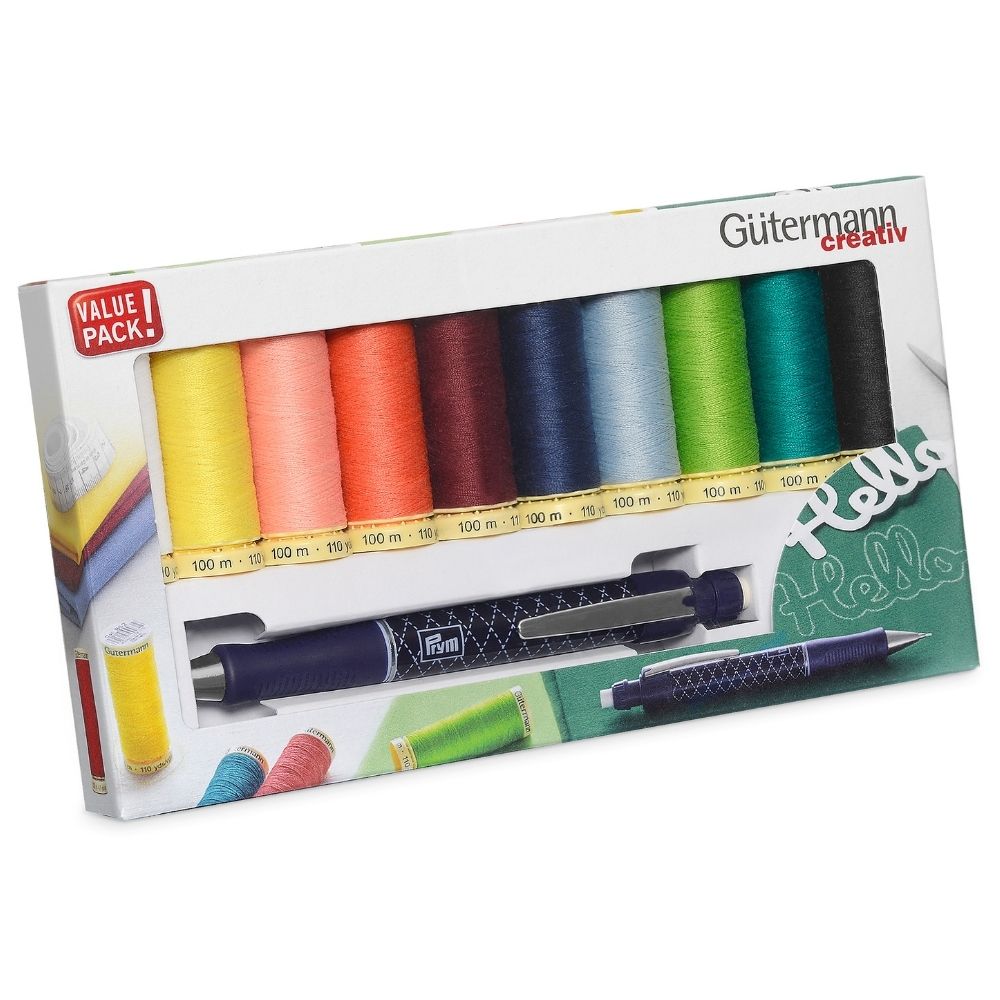 Gütermann Nähfaden-Set mit Minenstift