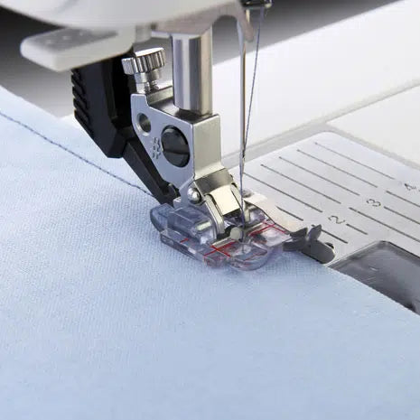 Pfaff 1/4 Klarsicht- Quilt- und Patchworkfuß mit Kantenführung