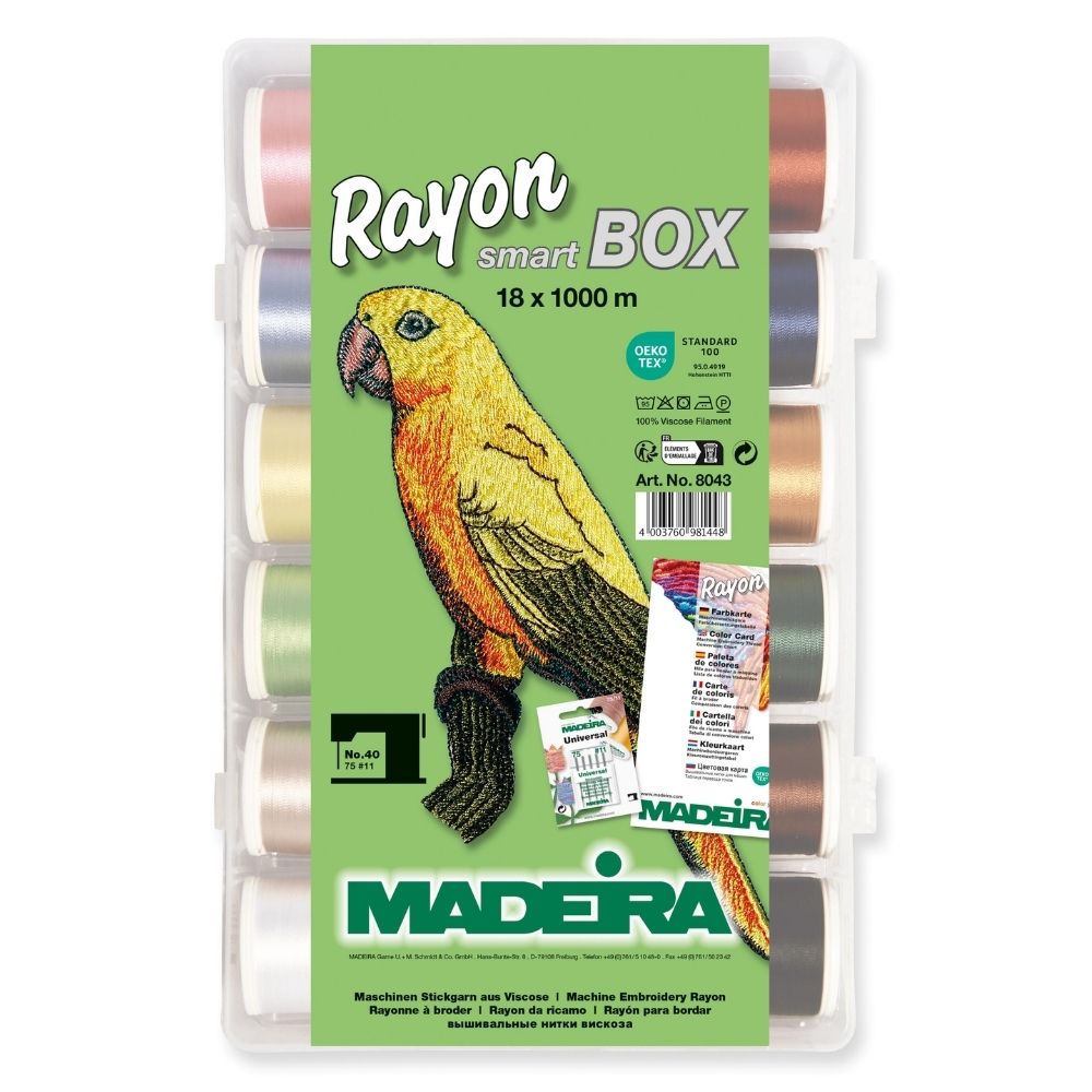 Madeira Rayon No. 40 Smartbox (18 x 1000m)