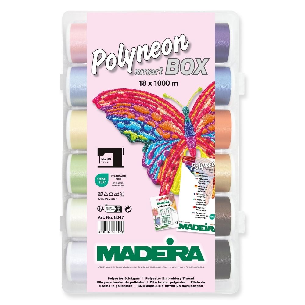 Madeira Polyneon No. 40 Smartbox (18 x 1000m)