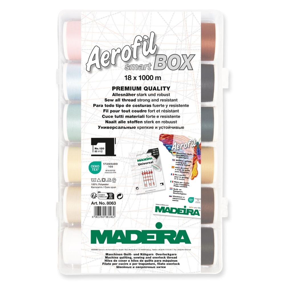 Madeira Aerofil No. 120 Smartbox (18 x 1000m)