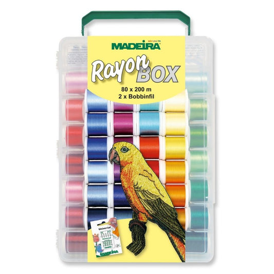 Madeira Rayon No. 40 Garnbox (80 x 200m)
