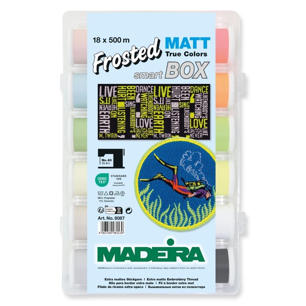 Madeira Frosted Matt No. 40 Smartbox ( 18 x 500m)