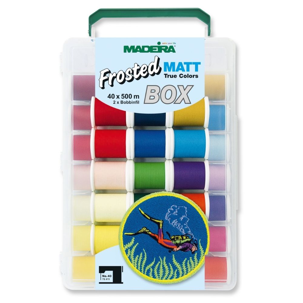 Madeira Frosted Matt No. 40 Garnbox (40 x 500m)