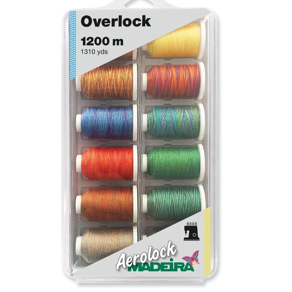 Madeira Aerolock No. 125 Multicolor Miniking (12 x 1200m)