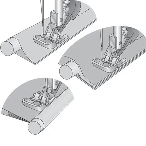 Pfaff Großer Paspelfuß für IDT-System