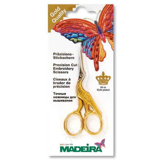 Madeira Stickschere Storchendesign