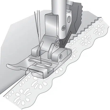 Pfaff Schmalkantenfuß für IDT-System