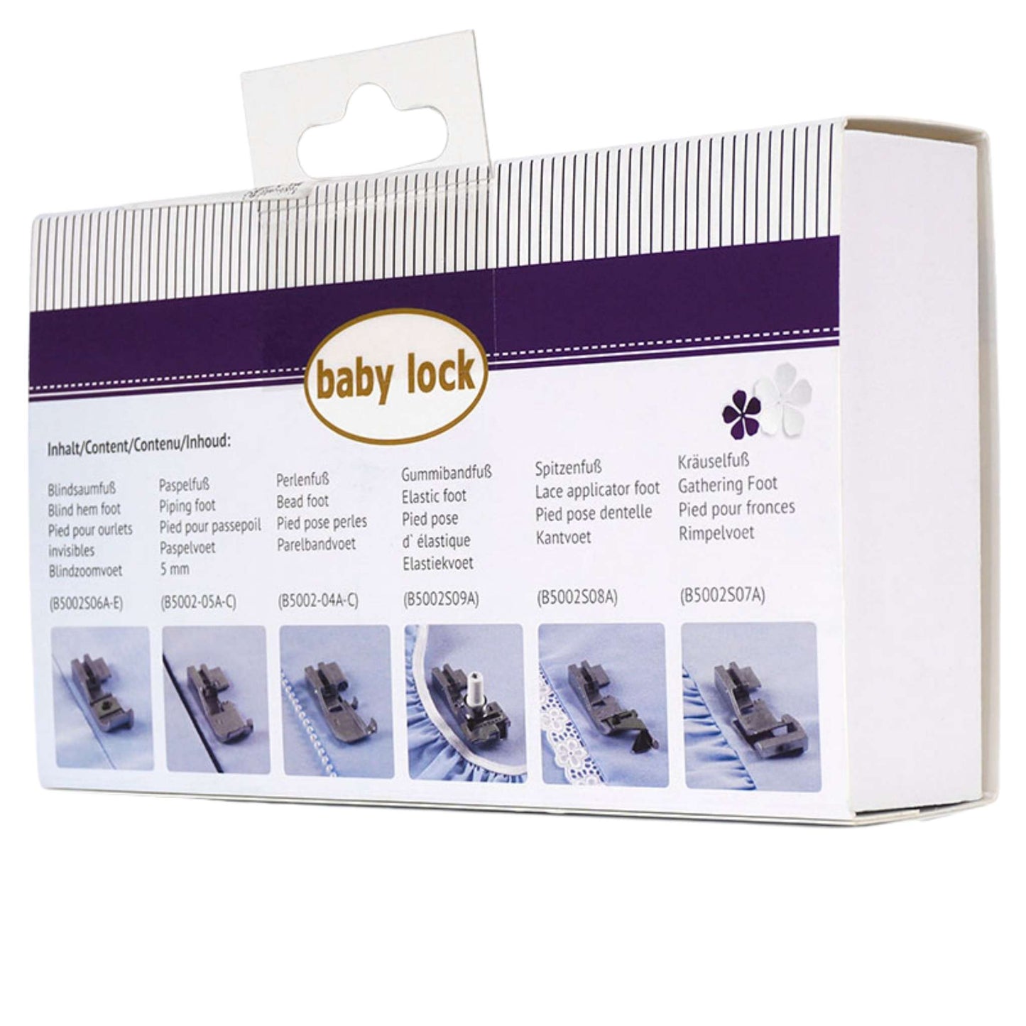 Baby Lock Füßchenset - Coverlock
