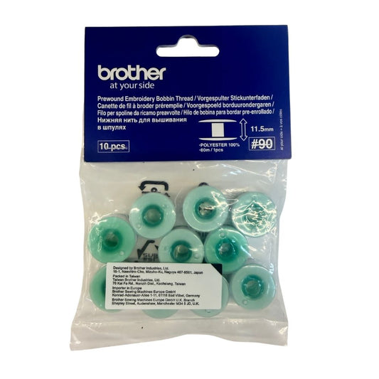 Brother Vorgespulte Stick Unterfadenspulen mit Clips