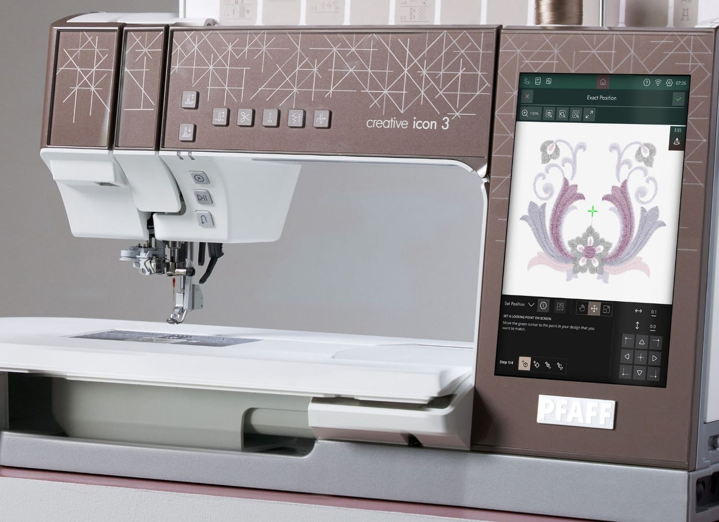 Pfaff Creative Icon 3 mit Stickmodul