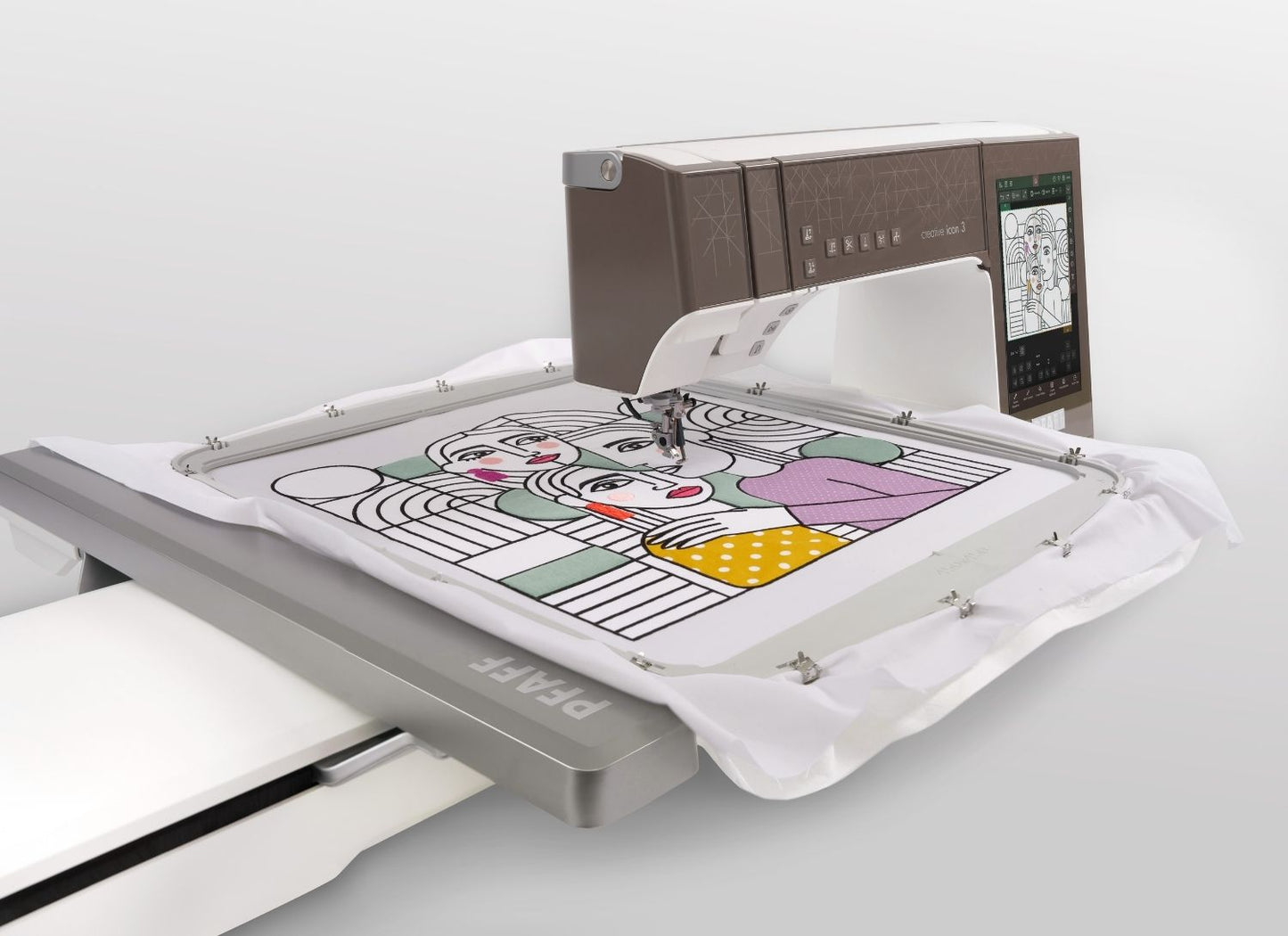 Pfaff Creative Icon 3 mit Stickmodul