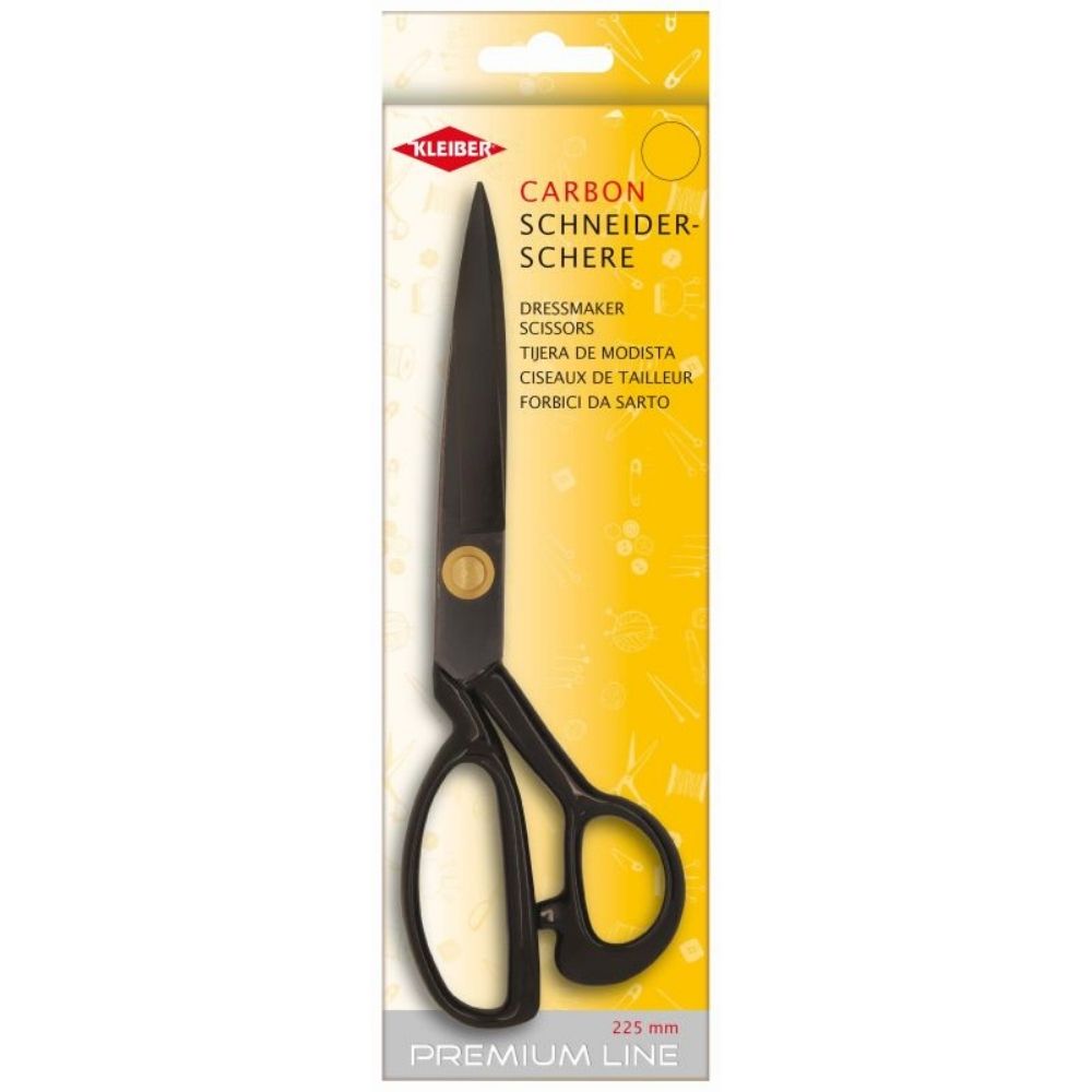 Kleiber Carbon Schneider-Schere 225 mm / schwarz
