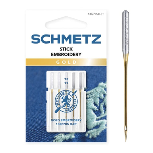 SCHMETZ Gold-Stick Nadeln Stärke 75