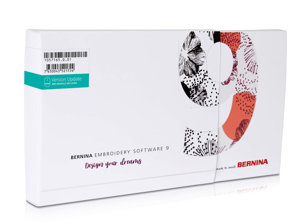 Bernina Update V6-V8 auf Designer Plus V9 mit Wifi-Device