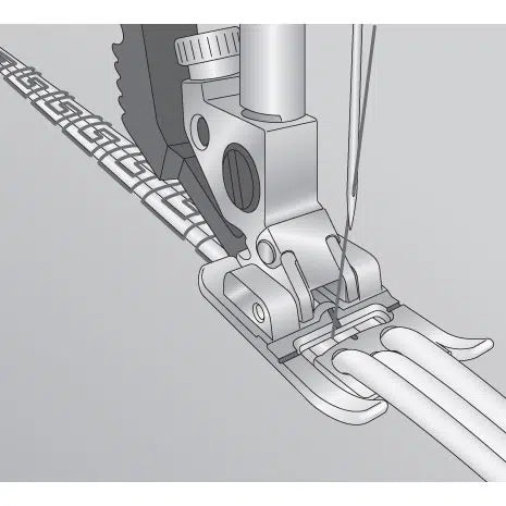 Pfaff Drei-Loch-Garnfuß für IDT-System